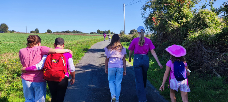 The Beaux Villages team in Ruffec hosted their annual Octobre Rose walk The Beaux Villages team in Ruffec hosted their annual Octobre Rose walk
